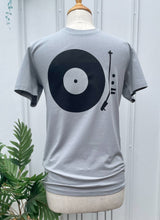 Load image into Gallery viewer, Mens Screen print tee, Record Player/Grey