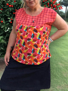 Smock top - Spotty