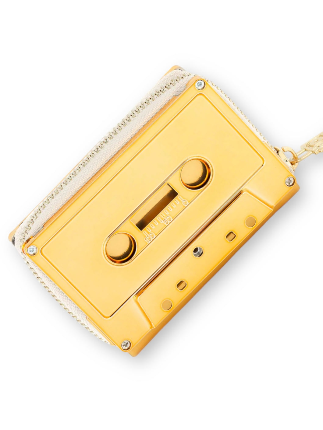 Tape Cassette Wallet - Gold