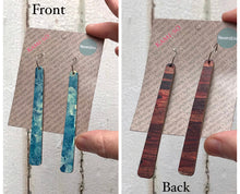 Load image into Gallery viewer, Long Bar Reversible Earrings