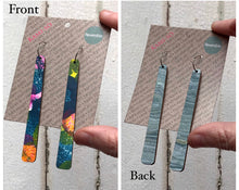 Load image into Gallery viewer, Long Bar Reversible Earrings