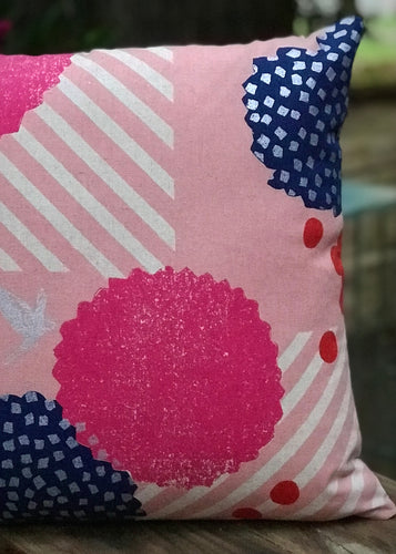 Kokka Pink cushion